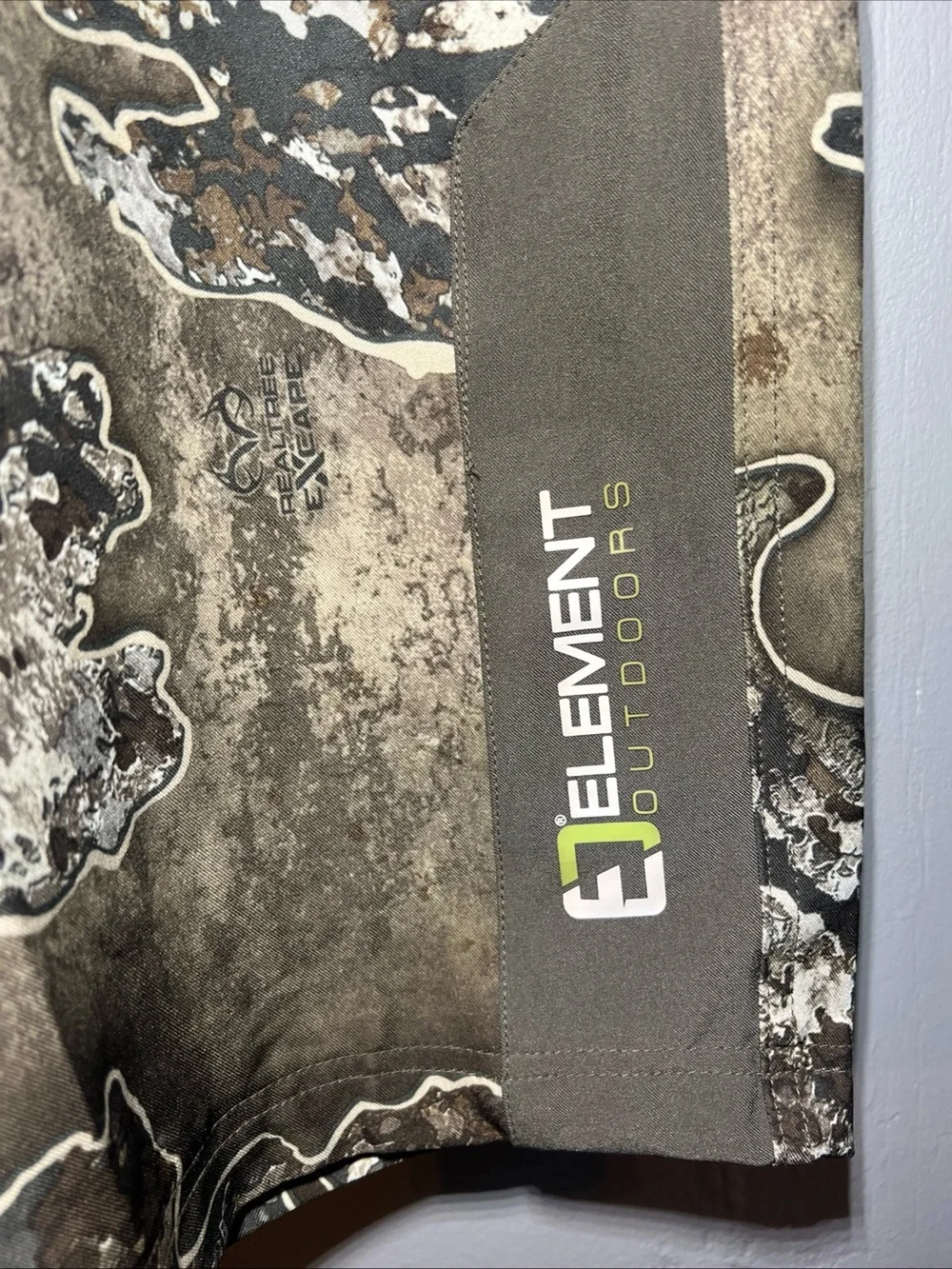 Element Men's Brown Camo Cargo Pants with Olive Accents